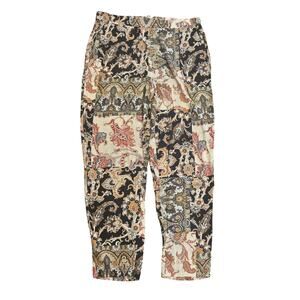 Chicos modal ankle pants flowy Womens large 1.5 cottage paisley